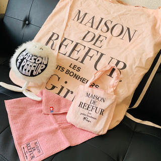 メゾンドリーファー(Maison de Reefur)のメゾンドリーファー ミニタオル2枚とバッグ小セット(トートバッグ)