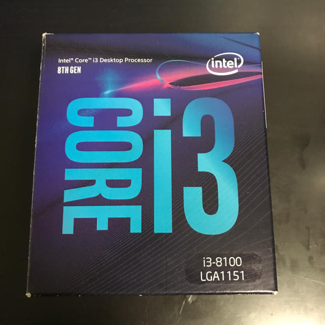 Core i3-8100スマホ/家電/カメラ