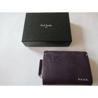 ポールスミス(Paul Smith)のポールスミス 新品 パープル ラウンド二つ折り財布（PSU937-34）(折り財布)