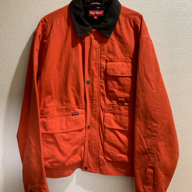 正規品 美品 supreme field jacket M orange