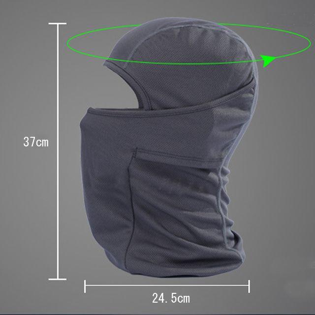 フェイスマスク バラクラバ サバゲー ヘルメットインナー ブラック メンズの帽子(その他)の商品写真