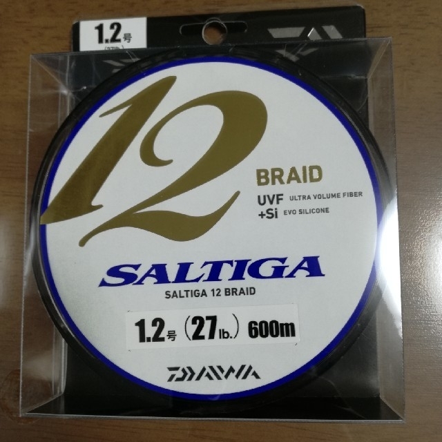 DAIWA(ダイワ)の返送された為特別価格やまやま様専用　600m 12ブレイド ソルティガ 1.2号 スポーツ/アウトドアのフィッシング(釣り糸/ライン)の商品写真