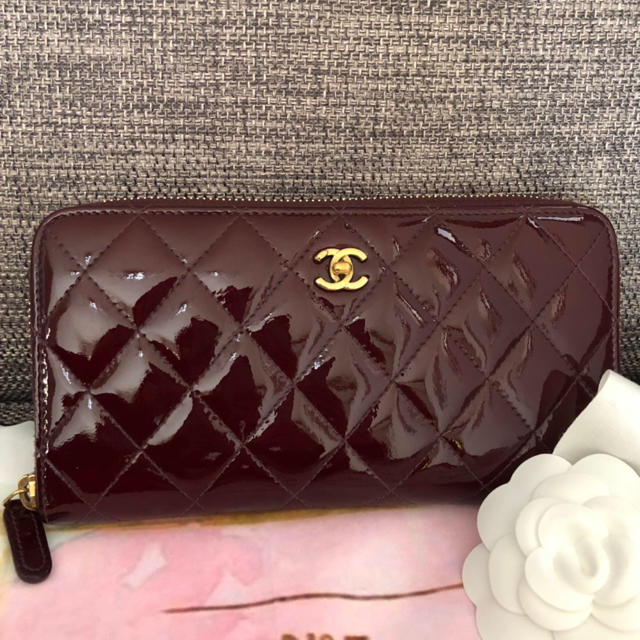 CHANEL(シャネル)のこちら専用です CHANEL 長財布 マトラッセ  ボルドー  レディースのファッション小物(財布)の商品写真