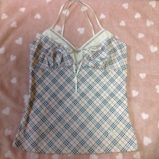 バーバリー(BURBERRY)の新品★バーバリーキャミ38(キャミソール)