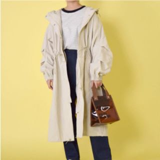 ダブルクローゼット(w closet)のw closet ロングフードドロストコート(スプリングコート)