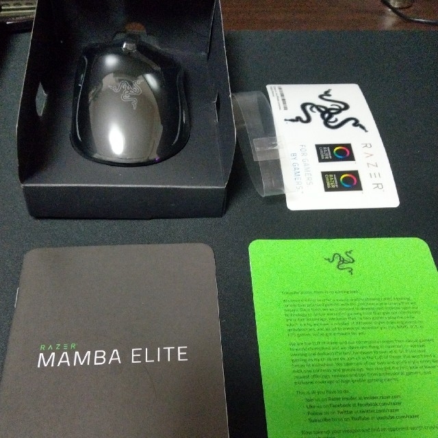 Razer Mamba Elite エルゴノミック ゲーミングマウス スマホ/家電/カメラのPC/タブレット(PC周辺機器)の商品写真