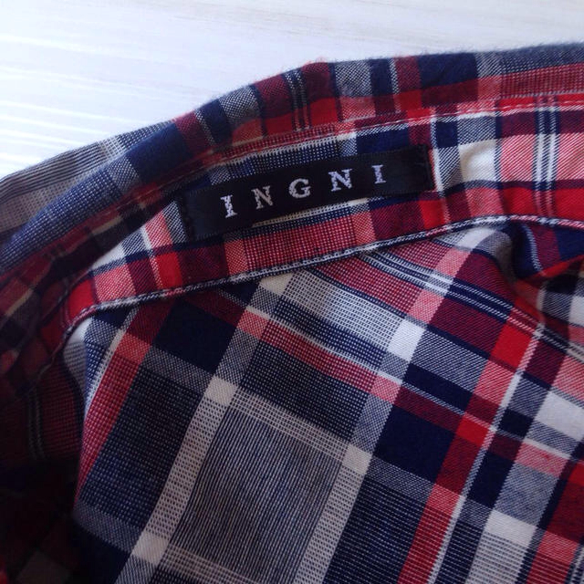 INGNI(イング)のINGNI ロングチェックシャツ レディースのトップス(シャツ/ブラウス(長袖/七分))の商品写真