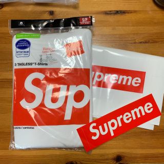 シュプリーム(Supreme)のtagless tee(Tシャツ/カットソー(半袖/袖なし))