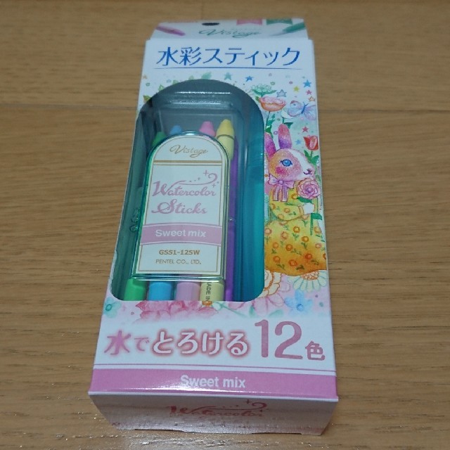 ぺんてる - ぺんてる 水彩スティック ヴィスタージュ sweet mixの通販