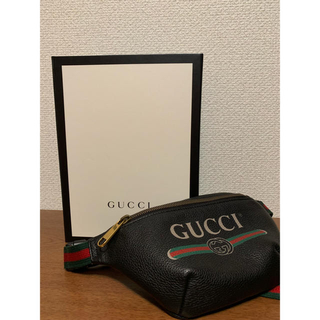 グッチ(Gucci)のGUCCI ボディバッグ レザー 75cm(ボディーバッグ)