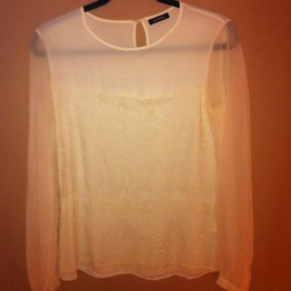 エモダ(EMODA)のEMODAシフォンレースTOPS(シャツ/ブラウス(長袖/七分))