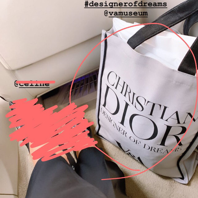 【週末限定お値下げ】Dior×V&Aミュージアムコラボトートバッグレディース