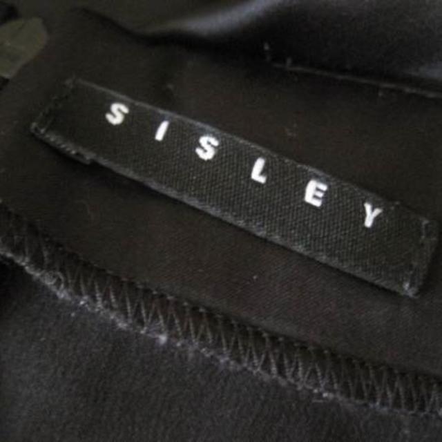 Sisley(シスレー)のSISLEYサイズM黒ストレッチワンピース美ライン♭2350 レディースのワンピース(ひざ丈ワンピース)の商品写真