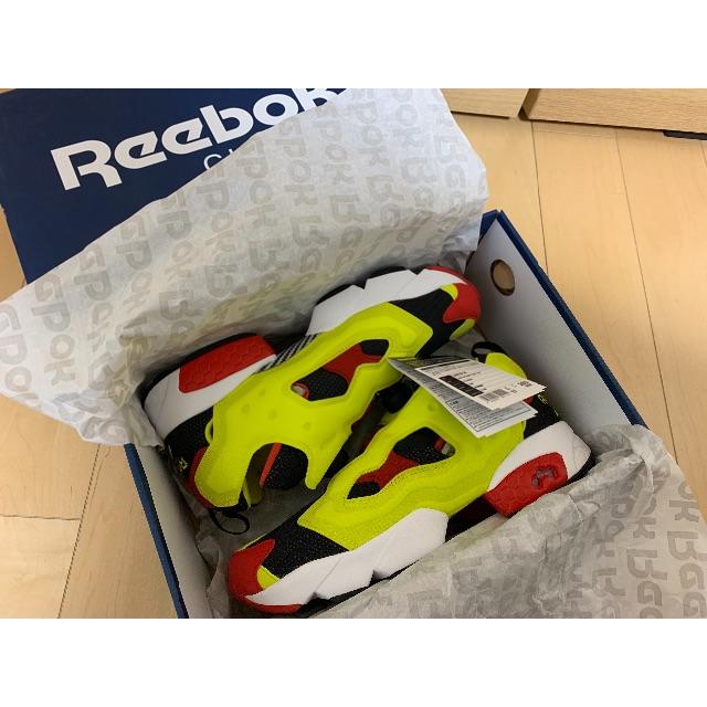 Reebok INSTAPUMP FURY OG CITRON US8 26cmメンズ