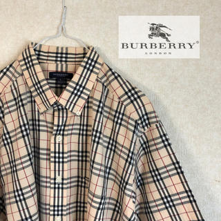 バーバリー(BURBERRY)の【美品】バーバリーロンドン ノバチェックシャツ 半袖(シャツ)