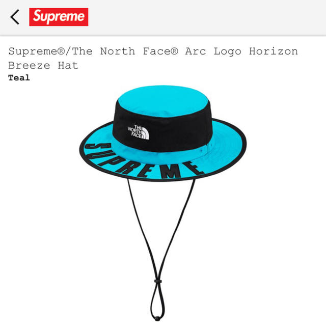 Supreme×TNF Arc Logo Horizon Breeze Hat-