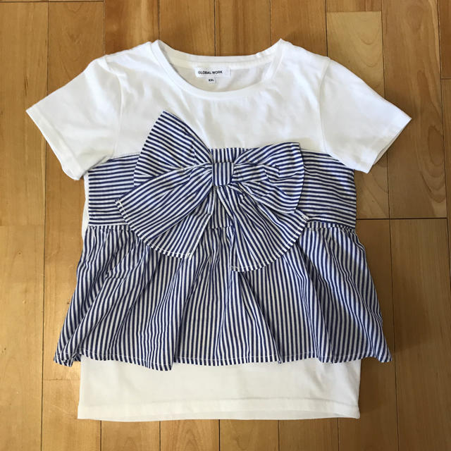 GLOBAL WORK(グローバルワーク)のビスチェ風Tシャツ キッズ/ベビー/マタニティのキッズ服女の子用(90cm~)(Tシャツ/カットソー)の商品写真