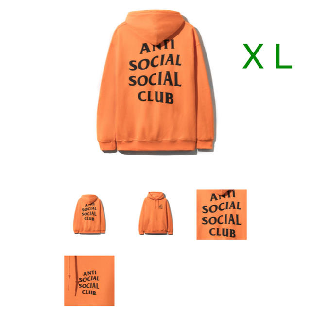 Anti Social Social Club パーカー assc XL