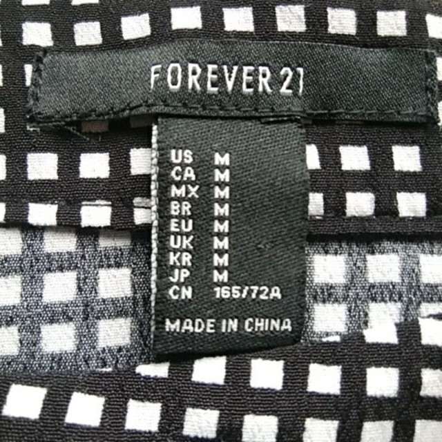 FOREVER 21(フォーエバートゥエンティーワン)の新品未使用＊FOREVER21*ギンガムチェックボタンデザインミニスカート＊M レディースのスカート(ミニスカート)の商品写真