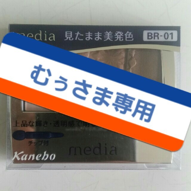 Kanebo(カネボウ)の【新品未開封】Kaneboメディア　グラデカラーアイシャドウ　ブラウン系 コスメ/美容のベースメイク/化粧品(アイシャドウ)の商品写真