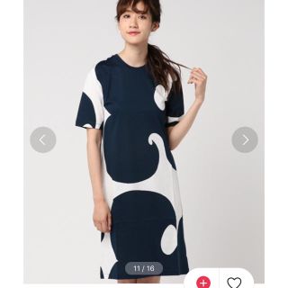 マリメッコ(marimekko)のmarimekko  Jokeri ワンピース S(ひざ丈ワンピース)