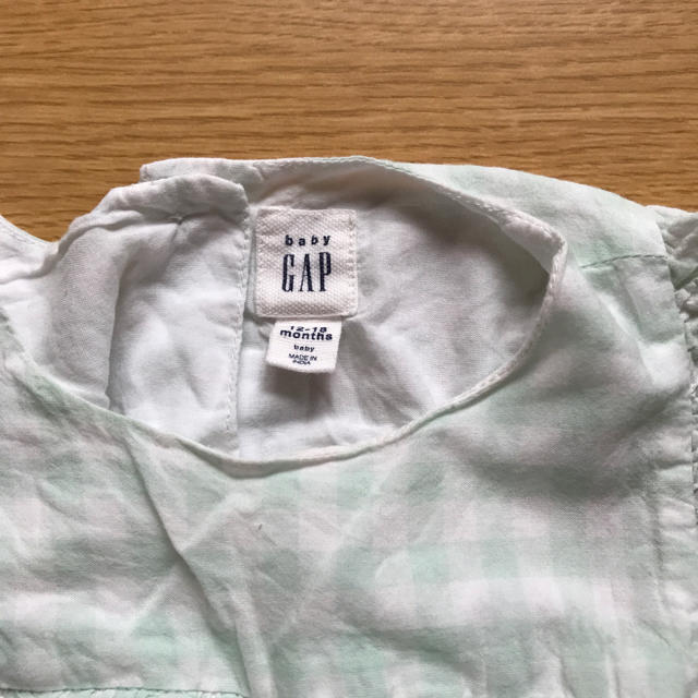 babyGAP(ベビーギャップ)の値下げしました！babyGAP 80 カバーオール キッズ/ベビー/マタニティのベビー服(~85cm)(ロンパース)の商品写真