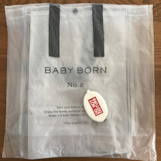 mother(マザー)のmother 東原亜希 BABY BORN ノベルティPVCバッグとコインケース レディースのバッグ(トートバッグ)の商品写真