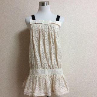 ジルスチュアート(JILLSTUART)のJILLSTUART コットンワンピース(ミニワンピース)