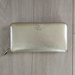 ケイトスペードニューヨーク(kate spade new york)のKate spade NEW YORK　ゴールド 長財布 ☆送料込み☆(長財布)