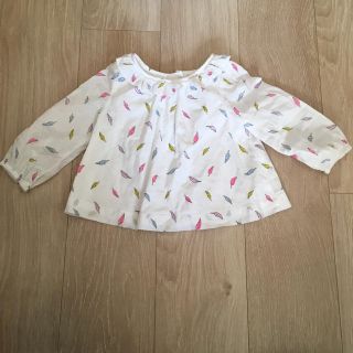 ベビーギャップ(babyGAP)のbabyGAP ダンボコラボ フリルシャツ(シャツ/カットソー)