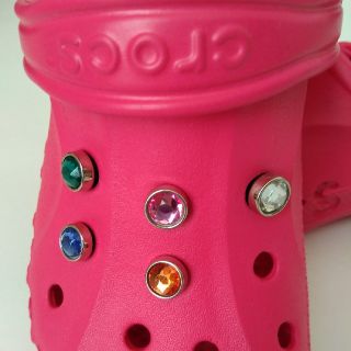 クロックス(crocs)のカラーストーン　色選択自由　5個　クロックス用ジビッツ(その他)