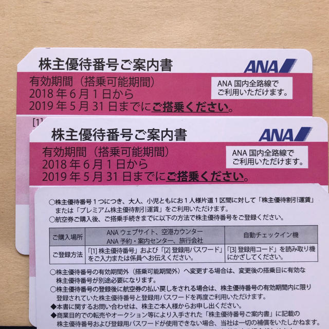 ANA(全日空)2枚売り 航空券