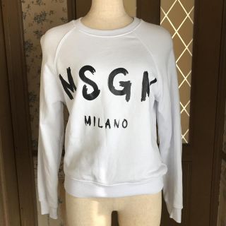 エムエスジイエム(MSGM)のエムエスジイエム  MSGM トレーナー スウェット 2回使用 美品 正規品(トレーナー/スウェット)