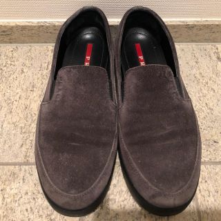 プラダ(PRADA)のPRADA★スリッポン★グレー★プラダ★23.5㎝★サイズ36 1/2★(スリッポン/モカシン)