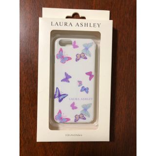 ローラアシュレイ(LAURA ASHLEY)の新品未使用 ローラアシュレイ バタフライ iphone ケース(iPhoneケース)