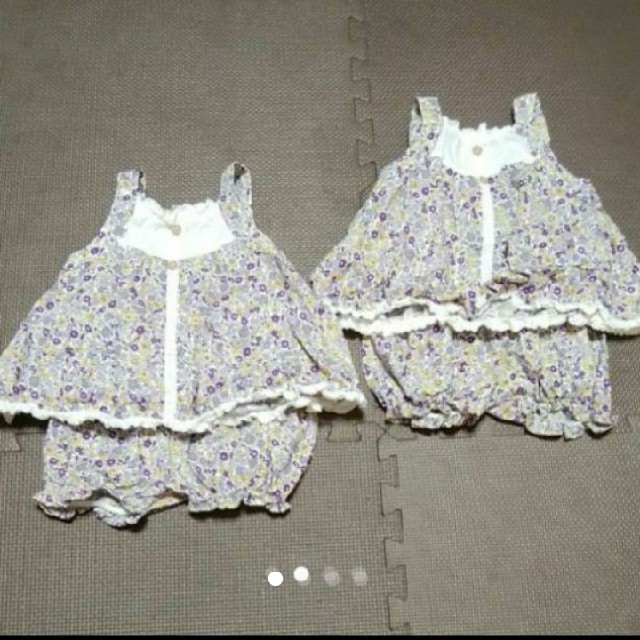 西松屋(ニシマツヤ)の専用　双子 セットアップ 80 2枚 セット   キッズ/ベビー/マタニティのベビー服(~85cm)(その他)の商品写真