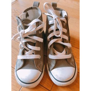 コンバース(CONVERSE)のGWお値下げ中です！converse 17cm カーキー(スニーカー)