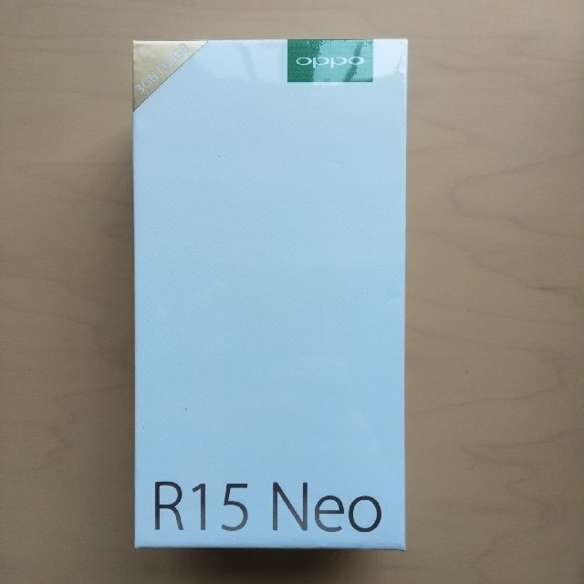 OPPO R15 Neo ダイヤモンドブルー 本体 simフリー端末-