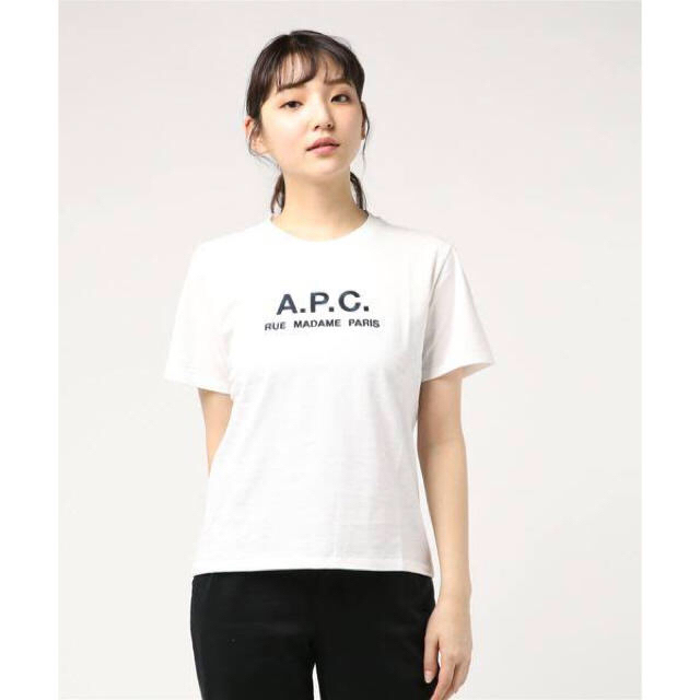 レアカラー♡A.P.C(アーペーセー)ロゴ刺繍Tシャツ　桜ピンク