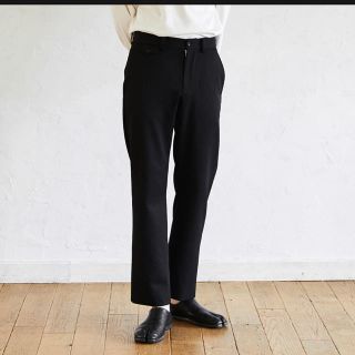 サンシー(SUNSEA)のryo-takashina Straight Slacks(Black)(スラックス)