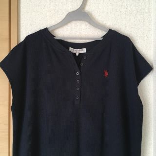 ポロラルフローレン(POLO RALPH LAUREN)の新品 ポロ  ☆ ワッフル ヘンリーネック ワンピース(ロングワンピース/マキシワンピース)