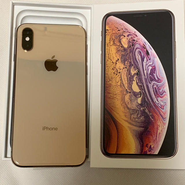 SIMロック解除済 iPhone XS Max 64GB ドコモ 純正ケース付-