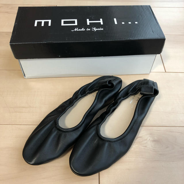 mohi フラットレザーシューズ モヒ