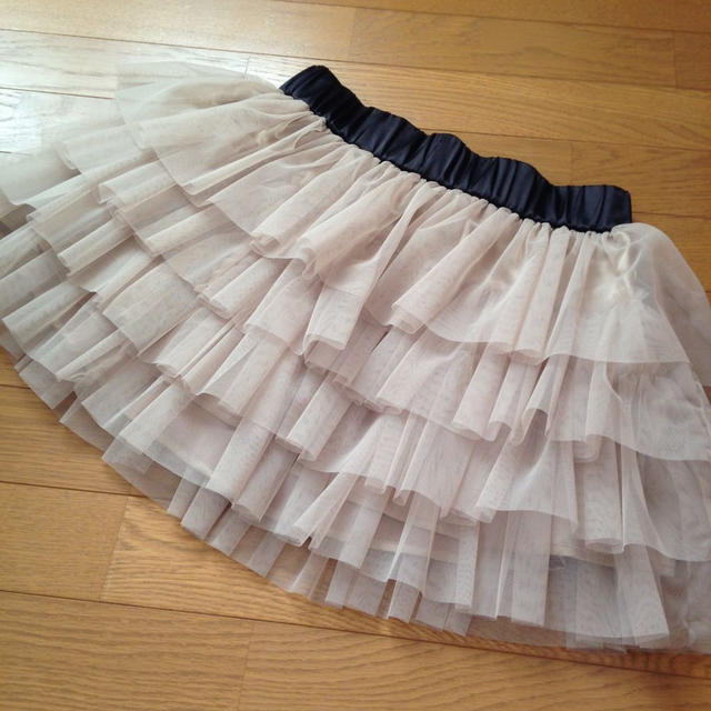 PEACH JOHN(ピーチジョン)のPJ♡フリルチュールスカート レディースのスカート(ミニスカート)の商品写真