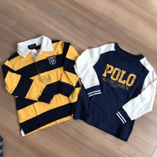 ラルフローレン(Ralph Lauren)のラルフローレン ラガーシャツ ロンT シャツ 3T 100 長袖(Tシャツ/カットソー)