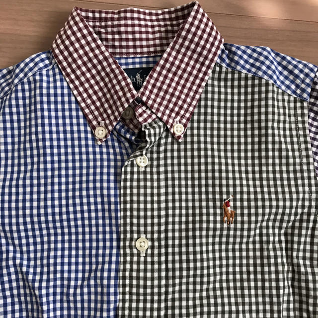 Ralph Lauren(ラルフローレン)のラルフローレン チェックシャツ ギンガムチェック 春 シャツ 100 キッズ/ベビー/マタニティのキッズ服男の子用(90cm~)(Tシャツ/カットソー)の商品写真