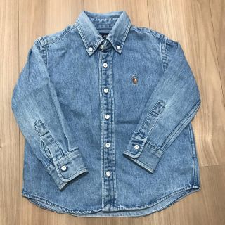 ラルフローレン(Ralph Lauren)のラルフローレン デニムシャツ １００ 長袖 シャツ(Tシャツ/カットソー)