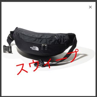 ザノースフェイス(THE NORTH FACE)の【新品未使用】ノースフェイス スウィープ ブラック(ウエストポーチ)