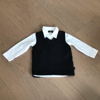 コムサイズム(COMME CA ISM)のsanta様専用☆コムサイズム  長袖ポロシャツ&ベストセット(ドレス/フォーマル)