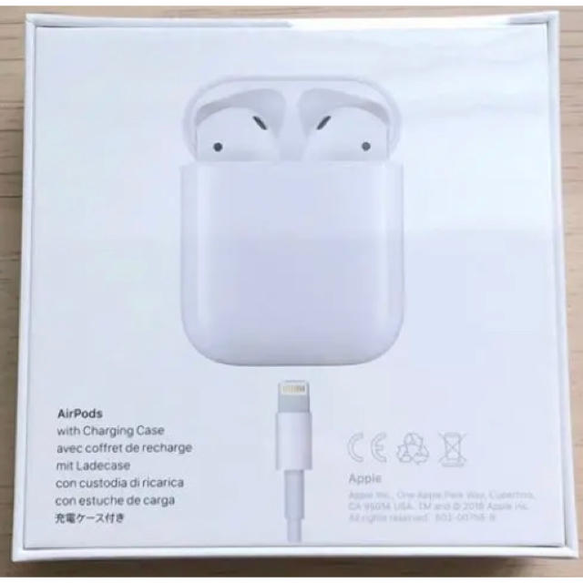 Apple(アップル)のAirPods スマホ/家電/カメラのオーディオ機器(ヘッドフォン/イヤフォン)の商品写真